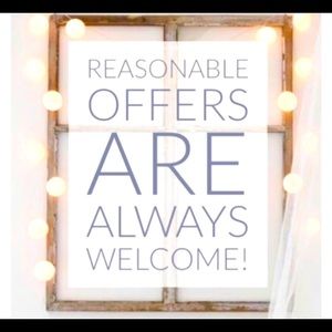 ✨ All Offers Welcome! ✨